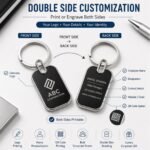 Personalized Metal Keychains - Round - Image 3